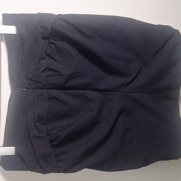 Nanette Lapore Rouched Cotton Blend Mini Skirt Size 4 - Picture 3 of 6